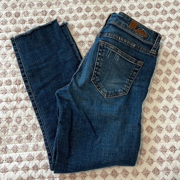 KUT from the KLOTH Asher Ankle Straight Leg Women's Size 0 Distressed Jeans - Picture 13 of 17